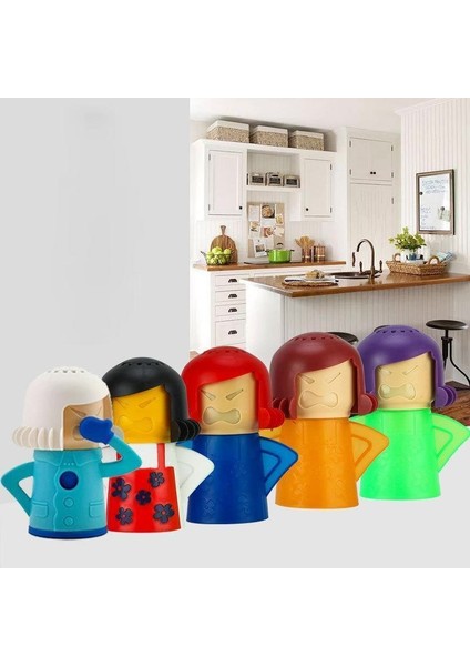 [ayak Izi] Kızgın Anne Mikrodalga Temizleyici Fırın Buharlı Temizleyici Mutfak Için Mikrodalga Aletlerini Kolayca Temizler Buzdolabı Temizleme Araçları (Yurt Dışından) fiyatları