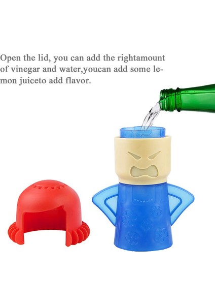 [ayak Izi] Kızgın Anne Mikrodalga Temizleyici Fırın Buharlı Temizleyici Mutfak Için Mikrodalga Aletlerini Kolayca Temizler Buzdolabı Temizleme Araçları (Yurt Dışından) indirimleri