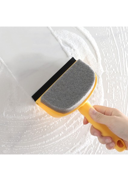 Pencere Camı Kazıyıcı Fırça Çift Amaçlı Silecek Ev Banyo Fayansı Temizleme Fırçası Araba Cam Sileceği Temizleme Araçları (Yurt Dışından)