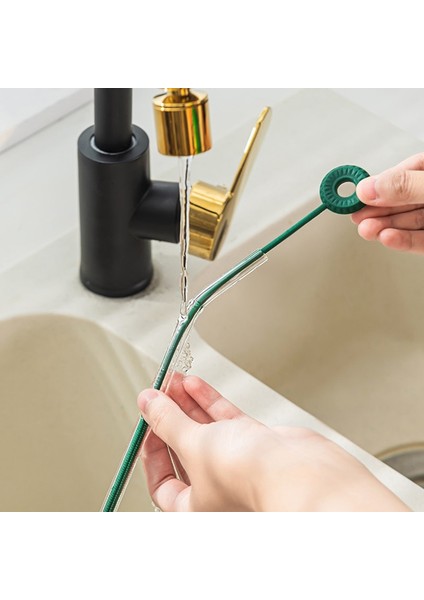 [sıcak] Yeniden Kullanılabilir Yuvarlak Silikon Hasır Fırça Bebek Fincan Şişe Fırçası Bükülebilir Emzik Ince Temiz Fırça Ev Temizlik Aracı (Yurt Dışından) fırsatları