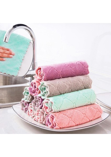 [weja]mikro Fiber Temizlik Bezi Paçavra Su Emme Yapışmaz Yağ Yıkama Mutfak Havlusu Ev Aletleri Temizleme Silme Araçları (Yurt Dışından) fırsatları