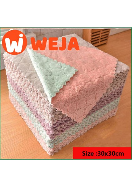 [weja]mikro Fiber Temizlik Bezi Paçavra Su Emme Yapışmaz Yağ Yıkama Mutfak Havlusu Ev Aletleri Temizleme Silme Araçları (Yurt Dışından) indirimleri