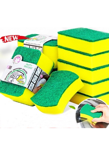 [weja] 20 Adet Yüksek Yoğunluklu Sünger Mutfak Temizleme Araçları Yıkama Havluları Silme Paçavra Sünger Ovma Pedi Mikrofiber Bulaşık Temizleme Bezi (Yurt Dışından) modelleri