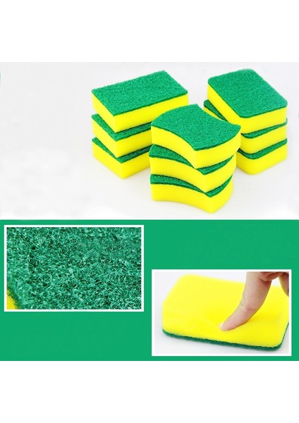 [weja] 20 Adet Yüksek Yoğunluklu Sünger Mutfak Temizleme Araçları Yıkama Havluları Silme Paçavra Sünger Ovma Pedi Mikrofiber Bulaşık Temizleme Bezi (Yurt Dışından) fırsatları