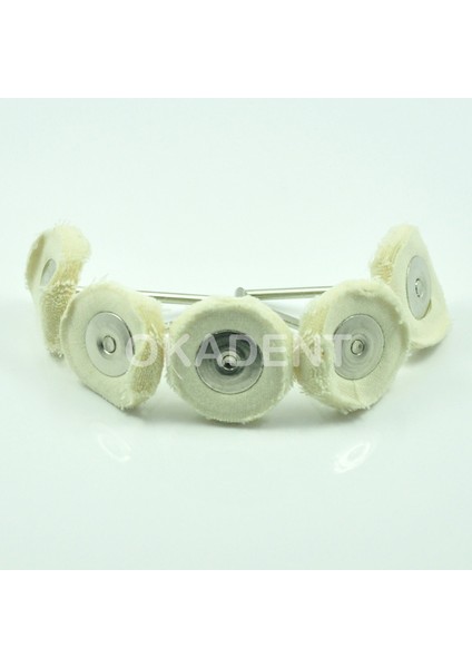 Adet Diş Laboratuvarı Fırça Parlatma Tekerleği Beyaz Bez Parlatıcılar Döner Aletler Için Hp Sap 2.35MM (Yurt Dışından) fiyatları