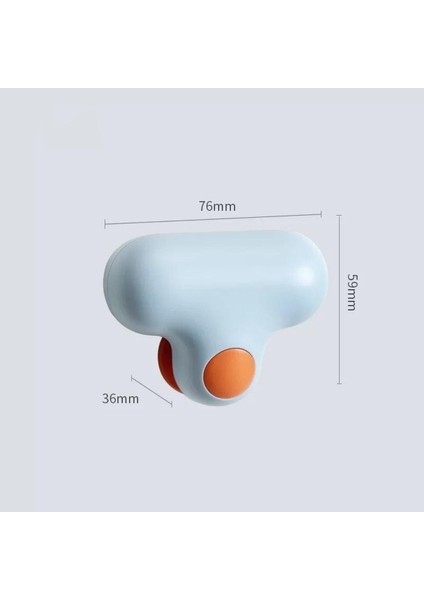 Banyo Emme Duvar Mini Cam Fırça Ayna Temizleyici Ev Temizleme Aracı Pencere Ayna Silecek Kılları Cam Temizleme-Mavi (Yurt Dışından)