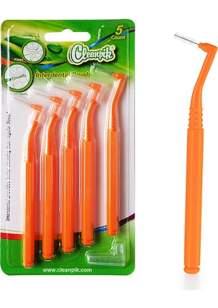 Adet/takım L Tipi Diş Arası Fırça 0.6mm-1.5mm Itme-Çekme Diş Ipi Diş Ağız Bakımı Aracı Diş Temizleme Sakız Diş Fırçası (Yurt Dışından)