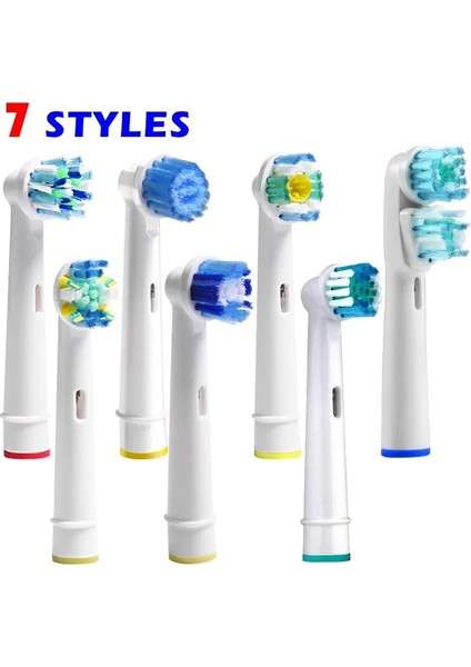 Elektrikli Oral B Diş Fırçası Kafaları 7/14 Adet Yedek Parça Fırçalar Oral B 3D Excel Diş Fırçası Için 7 Stil Yedek Nozullar (Yurt Dışından)