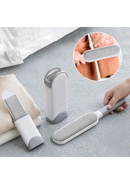 Taşınabilir Pamuk Tiftiği Temizleyici Giysi Için Pet Kedi Saç Fırçaları Yeniden Kullanılabilir Anti-Statik Toz Silecek Kumaş Tıraş Makinesi Pet Kürk Temizleyici Aracı (Yurt Dışından)