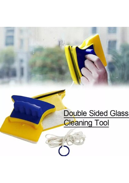 Temizleme Penceresi Manyetik Yüzey Temizleyici Silecek Cam Fırçaları Aletler Çift Taraflı (Yurt Dışından)