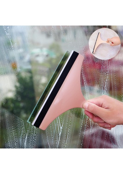 Pencere Temizleme Fırçaları Kauçuk Kazıyıcı Temizleme Silecek Bıçağı Ev Cam Kazıyıcı Temizleyici Araç Ön Camı Fırçası (Yurt Dışından)