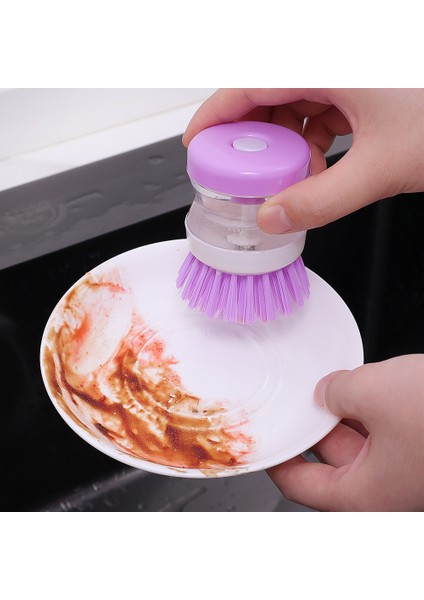 1/3 Adet Mutfak Pres Tipi Otomatik Sıvı Yıkama Fırçası Pot Bulaşık Ev Temizleme Fırçası Dağıtıcı Bulaşık Yıkama Gereçleri Aracı (Yurt Dışından) fiyatları