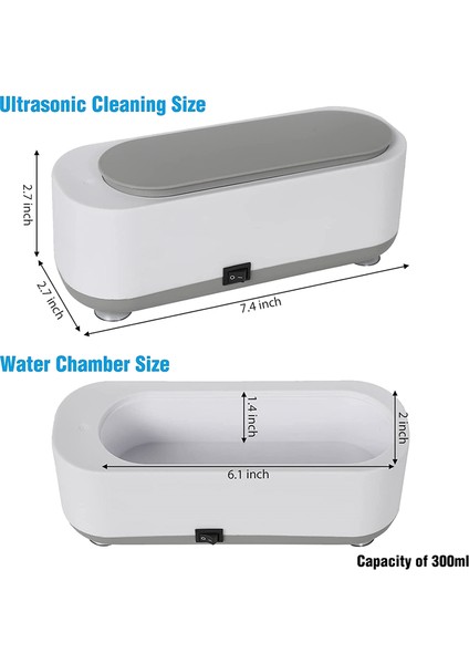 Takı, Yüzük, Küpeler Için Taşınabilir Temizleyici Düşük Gürültülü Ultrasonik Makine Temizleyici (Yurt Dışından) fiyatları