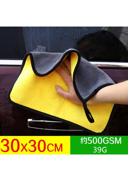 Mikrofiber Araba Mercan Polar Otomatik Silme Paçavraları Çok Amaçlı Verimli Süper Emici Temiz Bez Ev Araba Yıkama Temizlik Havluları (Yurt Dışından)