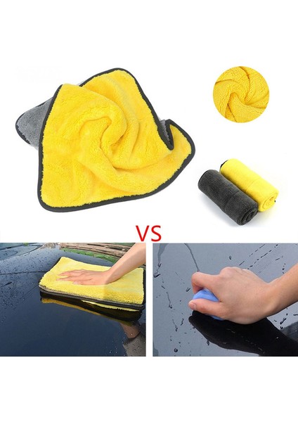 Mikrofiber Araba Mercan Polar Otomatik Silme Paçavraları Çok Amaçlı Verimli Süper Emici Temiz Bez Ev Araba Yıkama Temizlik Havluları (Yurt Dışından) fırsatları