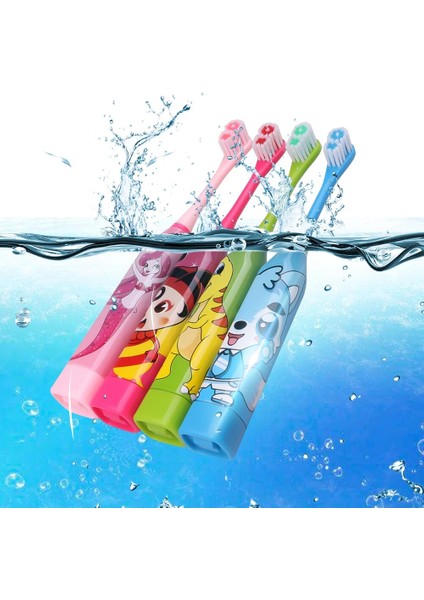 Renkler Karikatür Çocuk Diş Fırçası Çocuklar Için Sevimli Fırça Elektrikli Ultrasonik Ağız Hijyeni Diş Bakım Fırçası Yumuşak Saç (Yurt Dışından) fiyatları