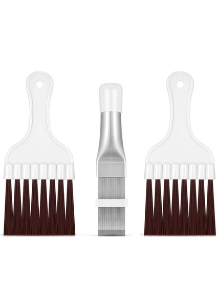 Parça Klima Kondenser Fin Tarak, Fin Temizleme Fırçası Klima Fin Temizleyici Buzdolabı Bobini Temizleme Çırpma Fırçası Metal Fin Evaporatör Radyatör Tamir Aracı (Yurt Dışından)