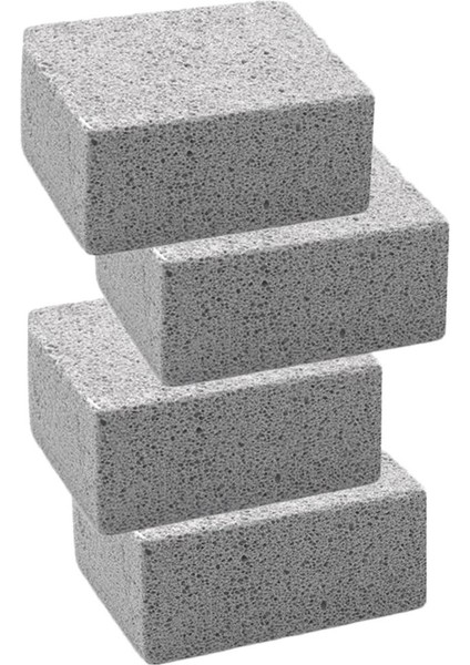 4 Paket Izgara Kalbur Temizleme Tuğla Blok, Mutfak Banyo Temizleme Pomza Bloğu, Lekeleri Çıkarmak Için Kireç Çözücü Temizleme Taşı Barbekü Temizleme (Yurt Dışından)