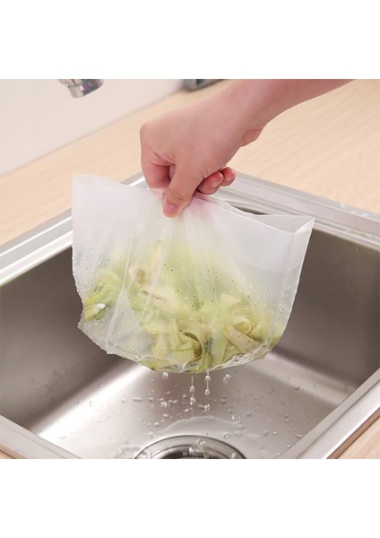 30PC Dikey Beyaz Yaratıcı Mutfak Lavabo Çöp Torbaları Drenaj Delikli/yalnız Ayakta Gıda Kalıntısı Filtre Torbaları (Yurt Dışından) fırsatları
