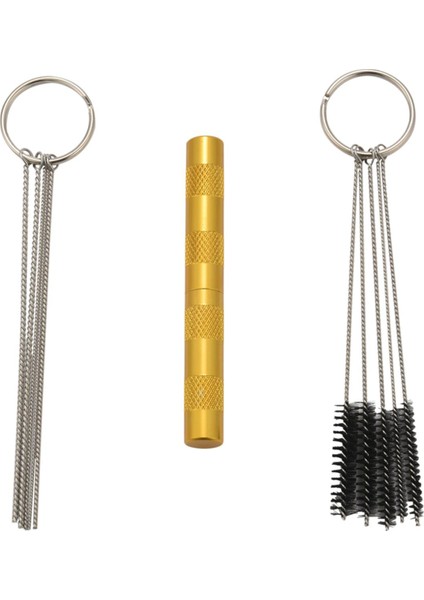 Paslanmaz Çelik Fırçalı 11'i 1 Arada Airbrush Temizleyici Aksesuarları (Yurt Dışından)