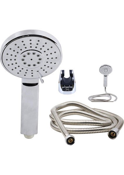 Duş Seti Spiral Fişkiye Banyo Duş Başlığı Set Fiskiyesi Telefonu Fonksiyonlu Klasik Başlık Metal Hortum modelleri