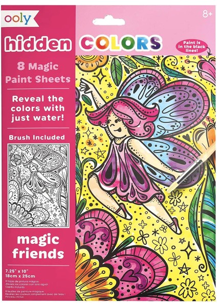 Renksiz Ooly Hidden Colors Magic Paint Boyama Seti - Magic Friends