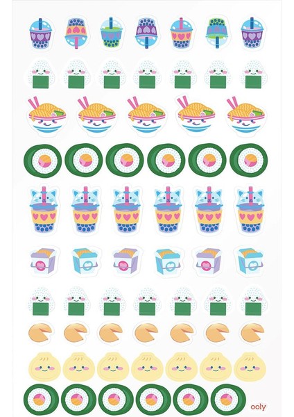 Ooly Stickiville Çıkartmalar - Ramen And Sushi fırsatları