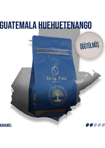 Guatemala Huehuetenango Öğütülmüş Paket Filtre Kahve 250 gr
