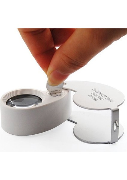 Icqurbt 3x Kuyumcular Lens Cam Büyüteç 40X 25MM Göz Büyüteç 2 LED Işıklar (Yurt Dışından) fiyatları