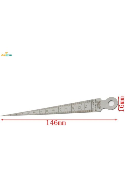 Konik Kaynak Ölçer Gage Testi Boşluk Kaynakçı Muayene Çelik Ölçme Aracı 1.3mm (Yurt Dışından) fiyatları