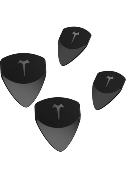 2x Tom 2'si 1 Arada Benzersiz Gitar Penaları Uyumlu Bir Şekilde Çekmeye ve Kaymaya Uygundur, Kalınlık 0,38 mm ve 0,8 mm (Yurt Dışından) modelleri