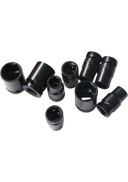 Parça 1/2 Inç Jackhammer Soket Jackhammer Hex Soket Kafası 8-16 mm Kollu Pnömatik Kısa Kollu Elektrik Anahtarı (Yurt Dışından)