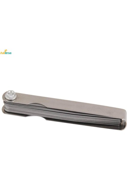 20'li Set Bıçak Feeler Dolgu Ölçer Buji Boşluğu Metrik Ölçme Aleti (Yurt Dışından)