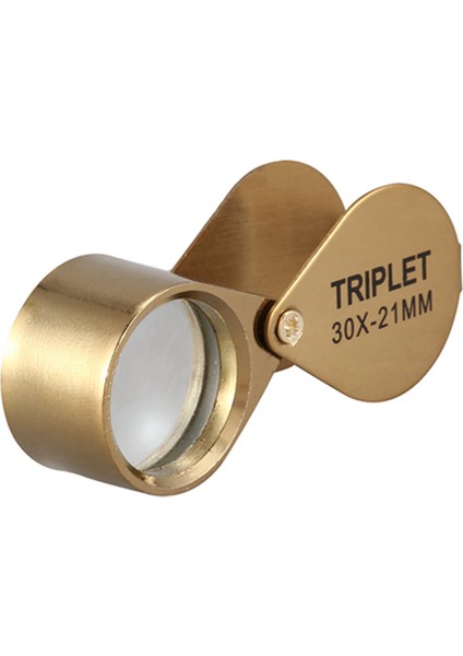 Adet Taşınabilir 30X Güç 21MM Kuyumcular Büyüteç Katlanabilir Altın Göz Büyüteç Kuyumcu Büyüteç (Yurt Dışından)