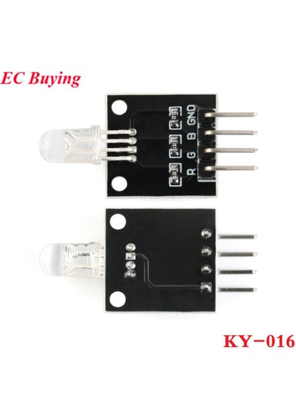 10/5/1 Adet Akıllı Elektronik 4pin Rgb Modülü KY-016 Üç Renk 3 Renk Rgb LED Sensör Modülü Arduino Dıy Için Başlangıç Kiti KY016 (Yurt Dışından)