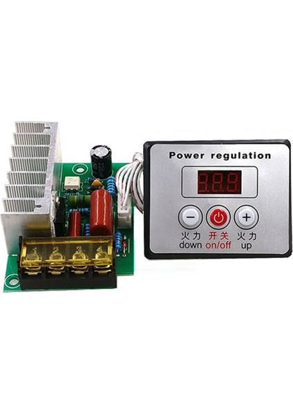 4000W Ac Scr Voltaj Regülatörü Dimmer Elektrik Motoru Hız Sıcaklık Kontrol Cihazı Su Isıtıcı Motorları Için Anahtarlı (Yurt Dışından) fiyatları