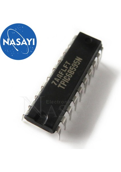 5 Adet TPIC6B595N TPIC6B595 Dıp-20 Sayma Kaydırma Kayıt Çipi (Yurt Dışından)