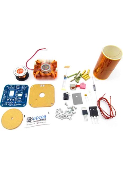 Diy Kitleri 30W Mini Müzik Tesla Bobini Plazma Hoparlör Tesla Ark Jeneratörü Kablosuz Iletim (Yurt Dışından)