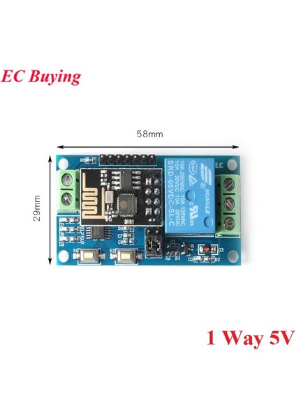 ESP8266 Esp-01 5V 12V 1 2 4 Yollu Wifi Röle Modülü Şeyler Akıllı Ev Uzaktan Kumanda Anahtarı ESP01 Wıfı Kablosuz Modülü Telefon App (Yurt Dışından) fiyatları