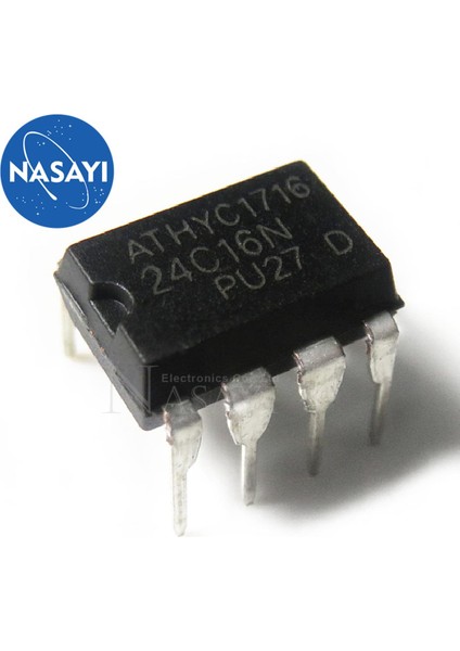 10 Adet AT24C16N 24C16 Dıp-8 (Yurt Dışından)
