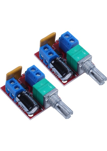 2x Mini Dc Motor Pwm Hız Kontrol Cihazı 3V 6V 12V 24V 35VDC 90W 5A Dc Motor Hız Kontrol Anahtarı LED Dimmer (Yurt Dışından)
