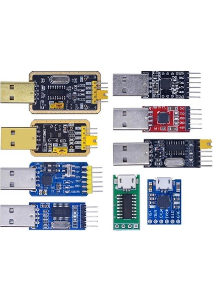 CH340 Modülü Usb'den Ttl'ye CH340G Yükseltmesi Küçük Bir Tel Fırça Plakası Indirin Stc Mikrodenetleyici Kartı Usb'den Seriye PL2303 (Yurt Dışından)