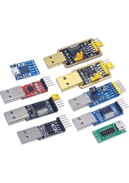 CH340 Modülü Usb'den Ttl'ye CH340G Yükseltmesi Küçük Bir Tel Fırça Plakası Indirin Stc Mikrodenetleyici Kartı Usb'den Seriye PL2303 (Yurt Dışından)