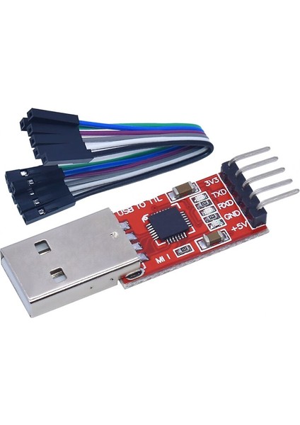 CH340 Modülü Usb'den Ttl'ye CH340G Yükseltmesi Küçük Bir Tel Fırça Plakası Indirin Stc Mikrodenetleyici Kartı Usb'den Seriye PL2303 (Yurt Dışından)