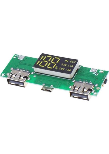 LED Çift USB 5V 2.4A 2A 1A Mikro/tip-C USB 18650 Şarj Modülü Lityum Pil Şarj Cihazı Kurulu Devre Koruması (Yurt Dışından)
