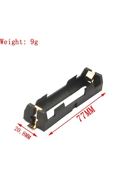 1X2X3X4X 18650 Smt Tutucu 18650 Smd Pil Kutusu Saklama Kutusu Konteyner Güç Bankası Bronz Pimleri ile Şarj Edilebilir Smt (Yurt Dışından) modelleri