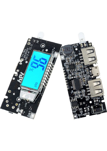 Çift USB 5V 1A 2.1A 18650 Pil Şarj Cihazı Güç Modülü Aksesuarları Telefon Dıy Yeni LED LCD Modül Kurulu (Yurt Dışından) fiyatları