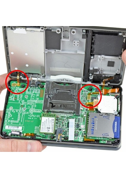 Nintendo 3ds Için Esnek Kablolu Sol Sağ Anahtar Sol/sağ Omuz Düğmesini Onarın (Yurt Dışından)