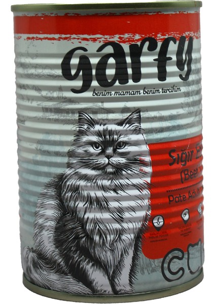 Sığır Etli Yetişkin Kedi Konserve 400 gr x 6 Adet