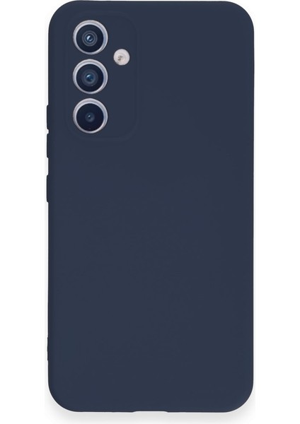 Samsung Galaxy A54 5g Kılıf Nano Içi Kadife Silikon - Lacivert 300099
